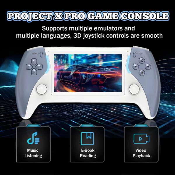 Project X Pro Retro Gaming Console 64/128G, Handheld Emulator Console ...