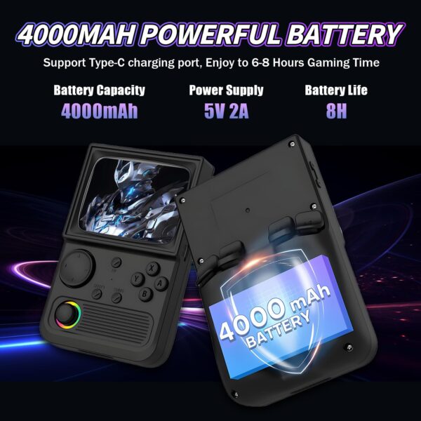 R36T Retro Gaming Console 64/128G, Handheld Emulator Console with Built ...